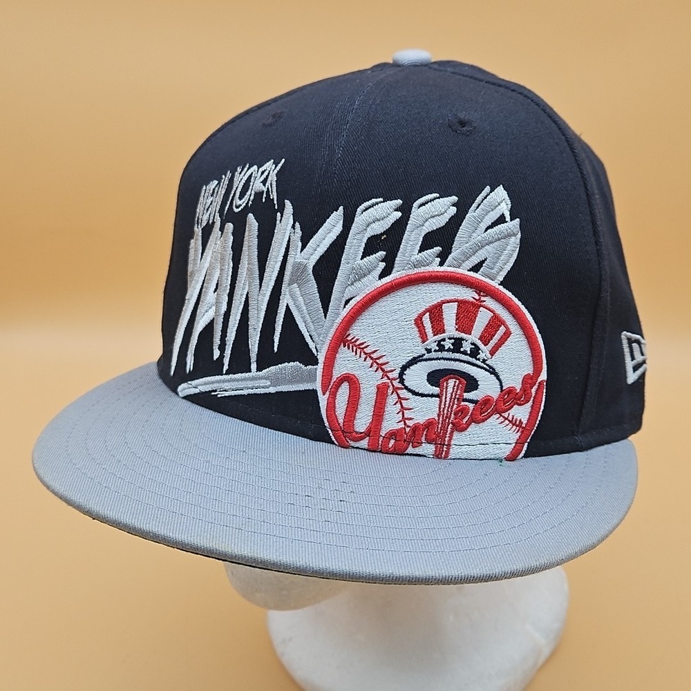 New York Yankees Hat Cap New Era Snapback One Size Vintage Big Logo MLB Baseball
